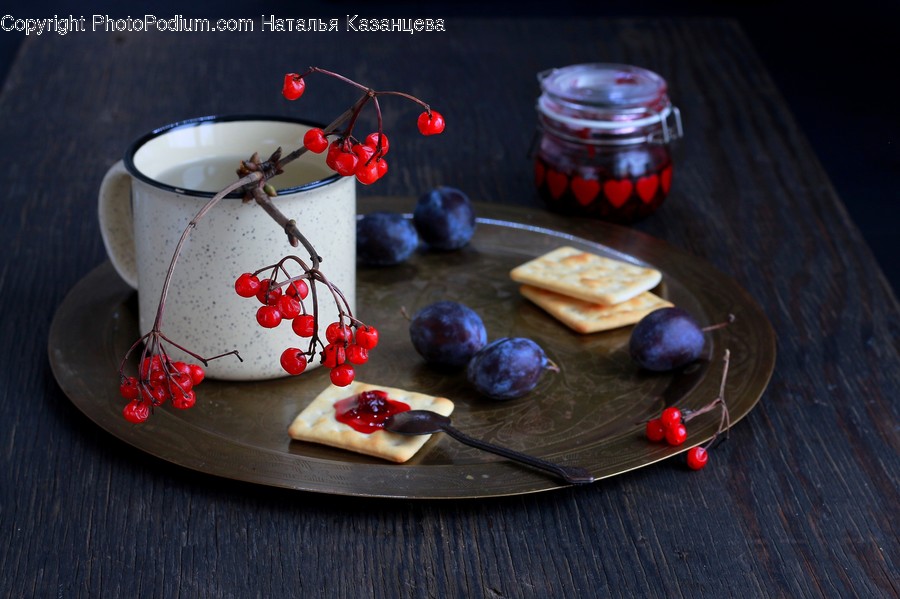 Plant, Food, Fruit, Blueberry, Cup