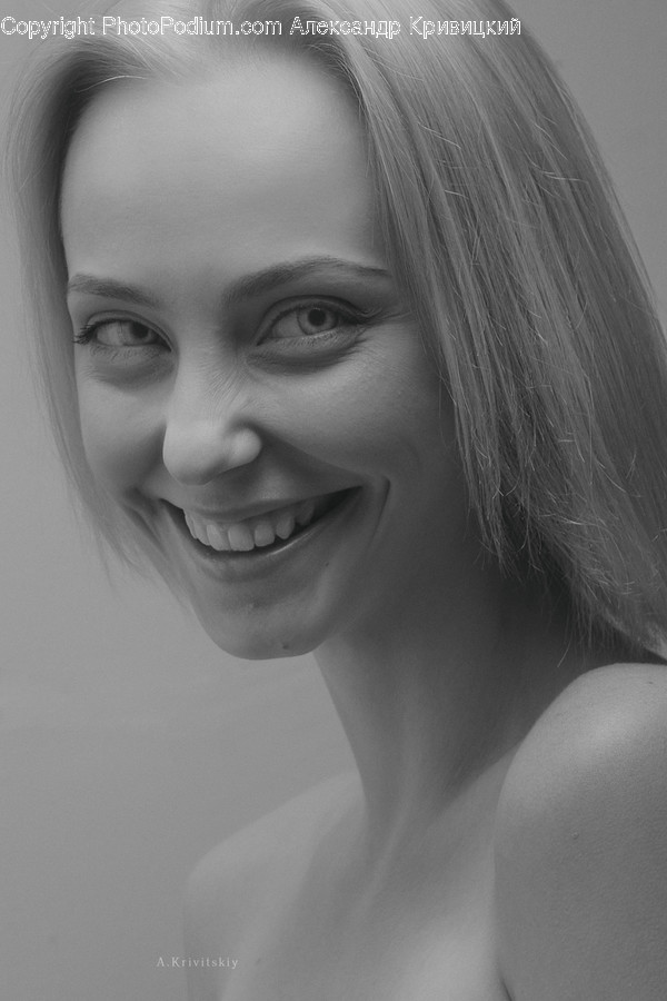 Human, Face, Person, Female, Smile