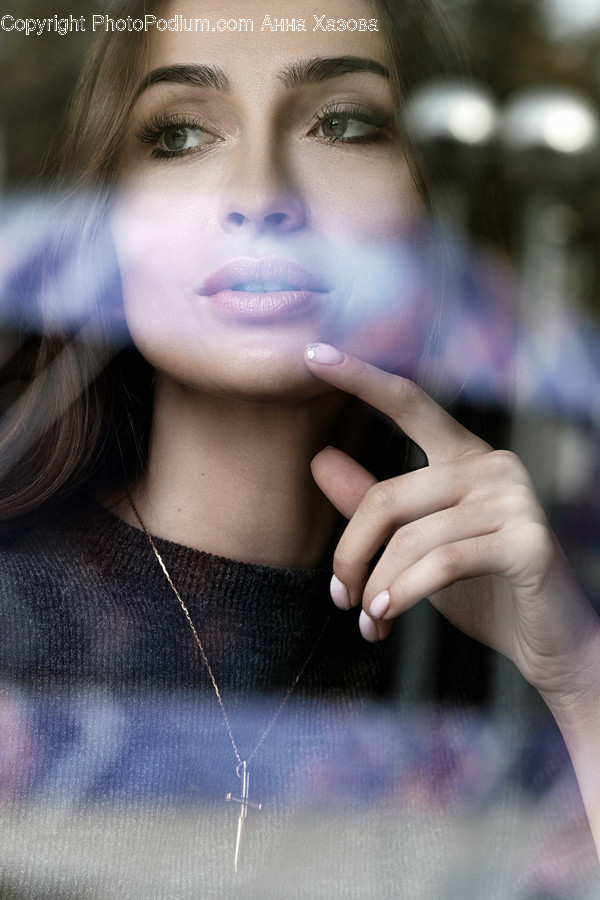 Human, Person, Finger, Mouth, Lip