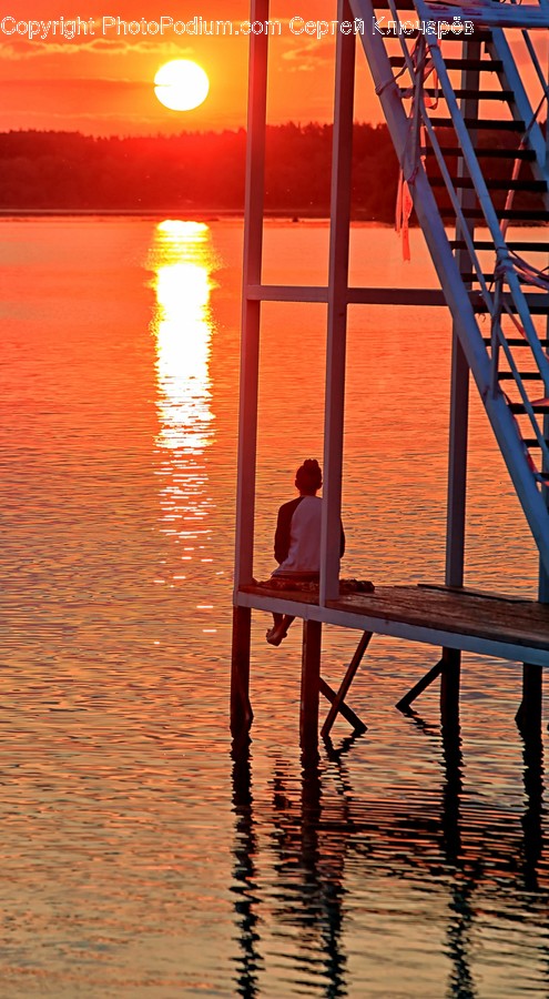 Waterfront, Water, Pier, Port, Dock