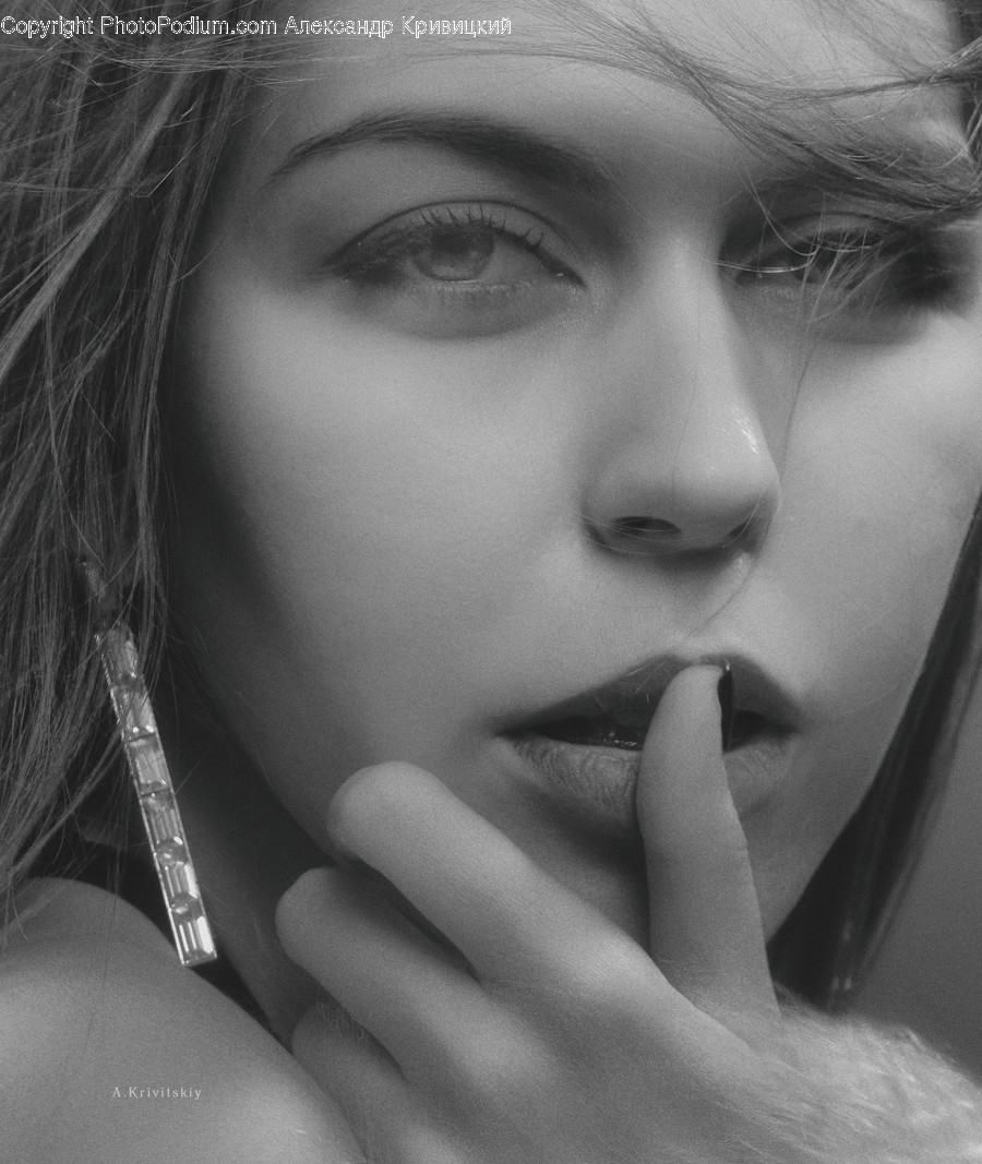 Finger, Human, Person, Face, Lip