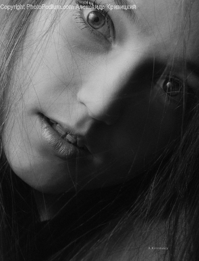 Face, Person, Human, Female, Mouth