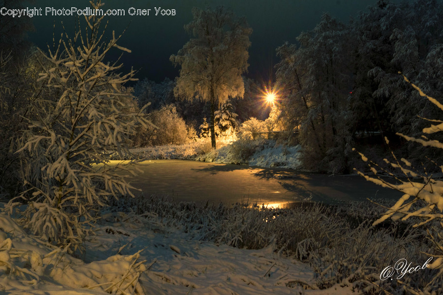 Flare, Light, Nature, Ice, Outdoors