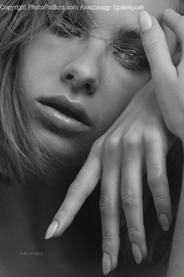 Face, Person, Human, Finger, Skin