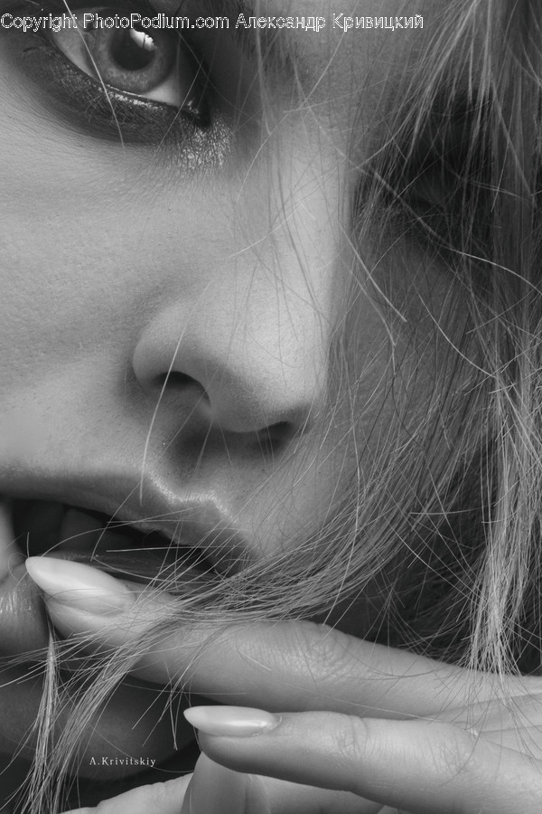 Face, Person, Human, Finger, Mouth