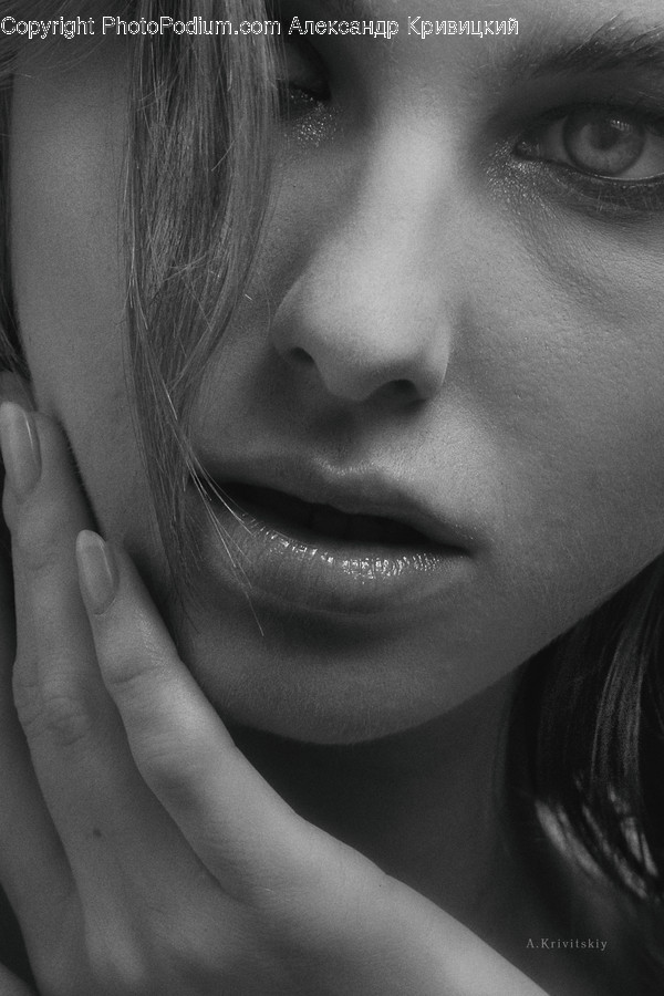 Face, Person, Human, Head, Finger