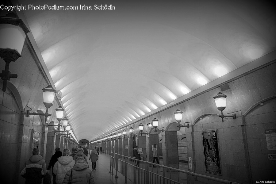 Person, Human, Train Station, Terminal, Train