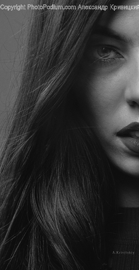 Face, Person, Human, Female, Hair