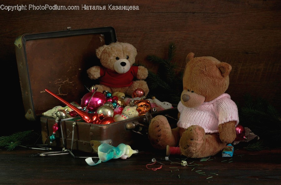 Teddy Bear, Toy, Furniture, Metropolis, Building