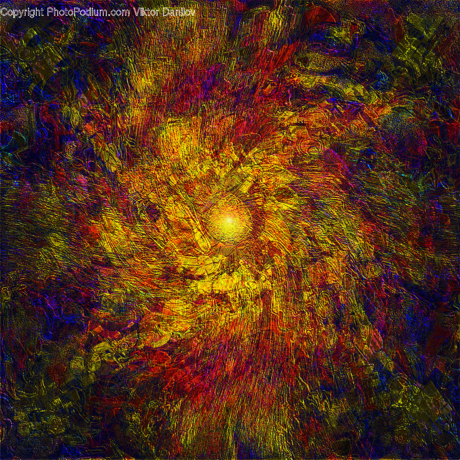 Ornament, Pattern, Fractal, Painting, Art