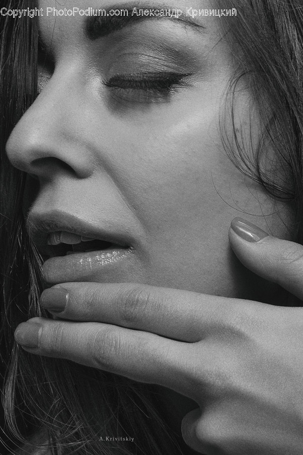 Finger, Person, Human, Face, Skin