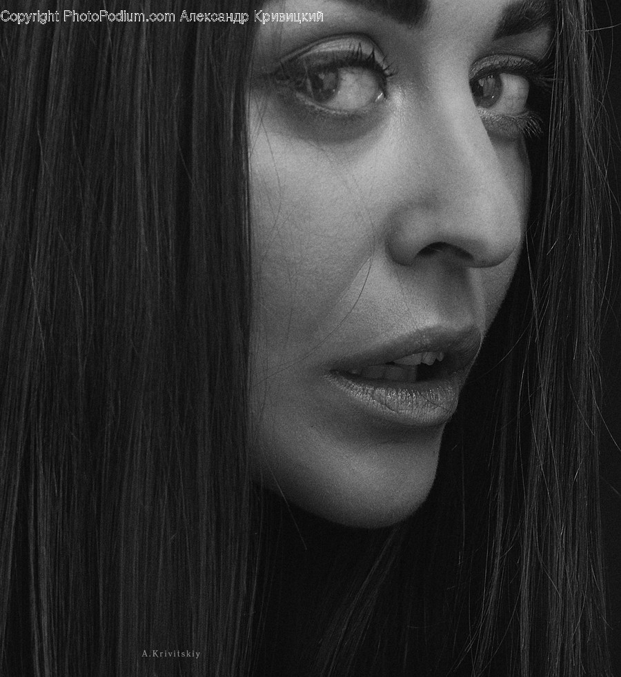 Face, Person, Human, Hair, Black Hair
