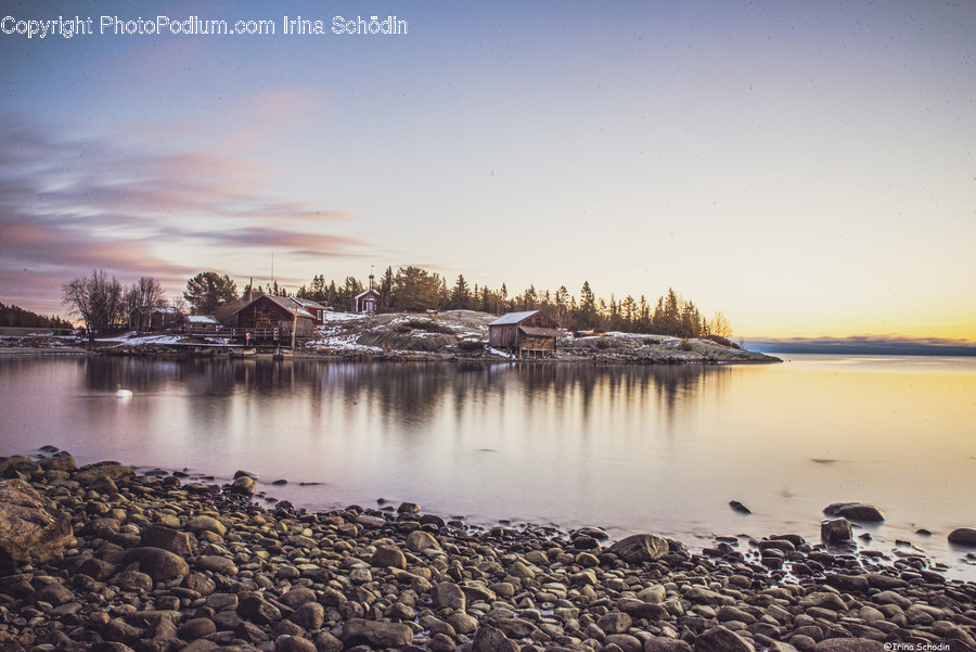 Water, Nature, Outdoors, Shoreline, Gravel