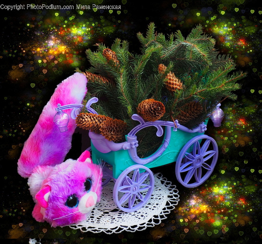Tree, Plant, Carriage, Vehicle, Transportation