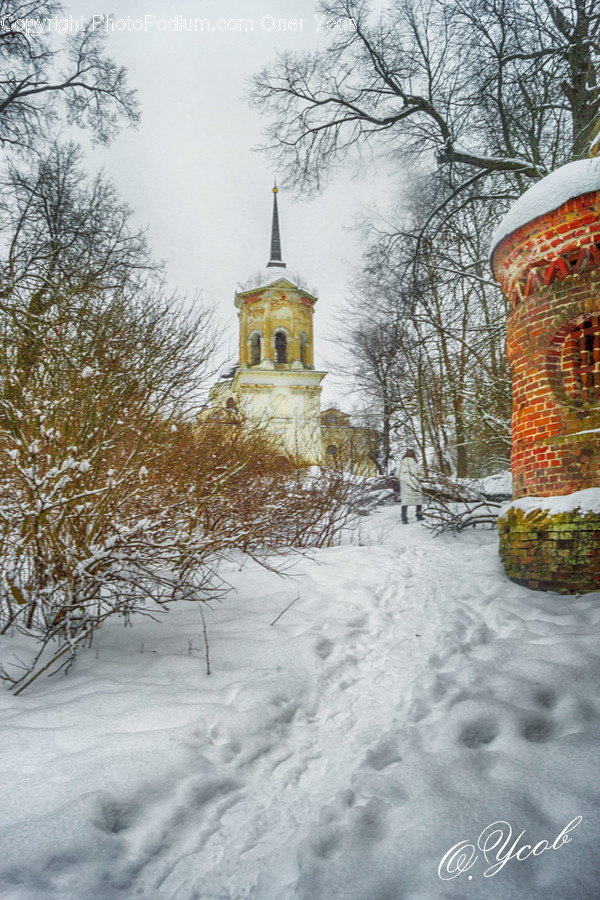 Nature, Outdoors, Spire, Steeple, Tower