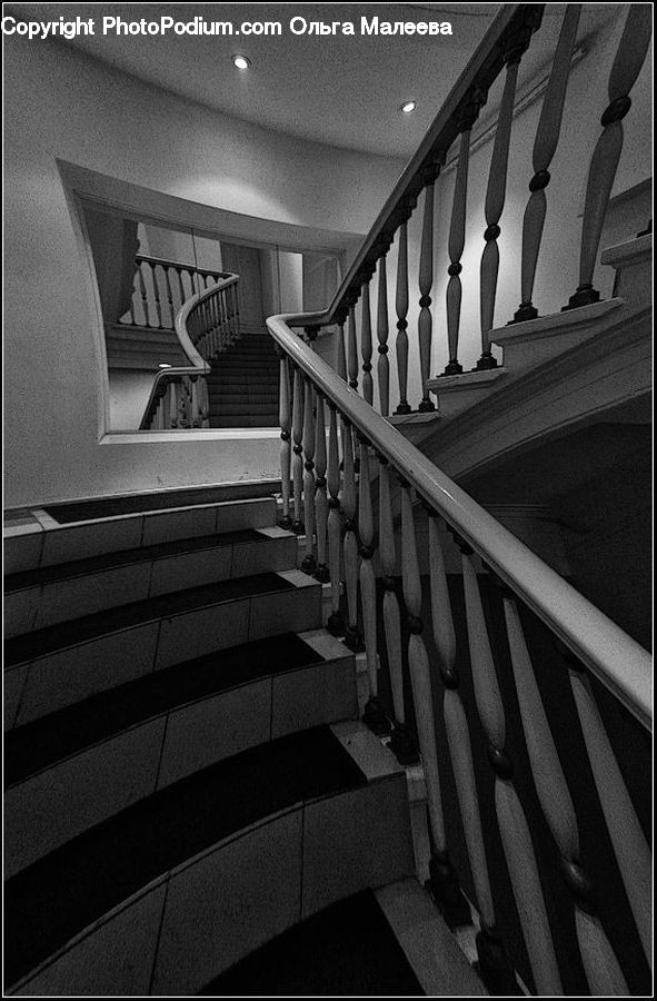 Banister, Handrail, Staircase, Railing