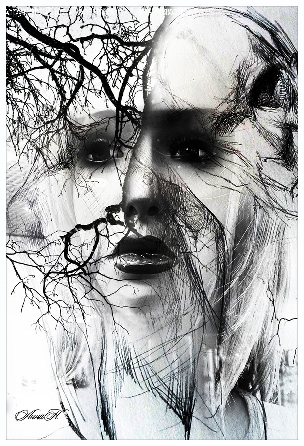 Face, Person, Human, Drawing, Art