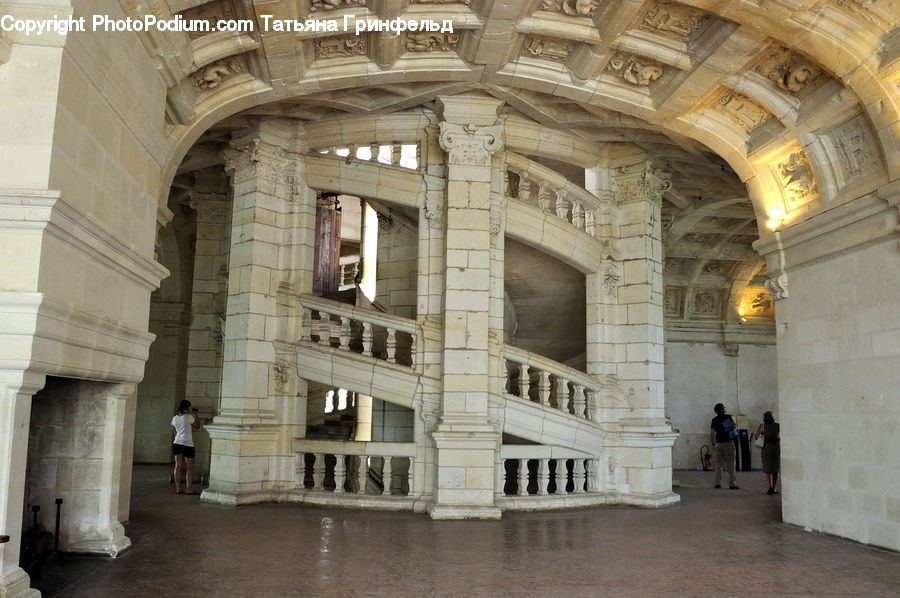 Column, Pillar, Building, Balcony, Arch, Molding, Architecture