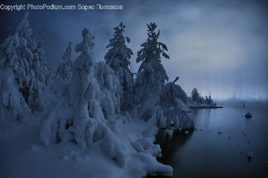 Nature, Outdoors, Ice, Mountain, Snow