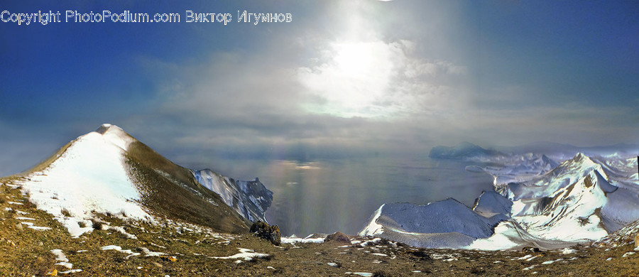 Nature, Outdoors, Mountain, Ice, Mountain Range
