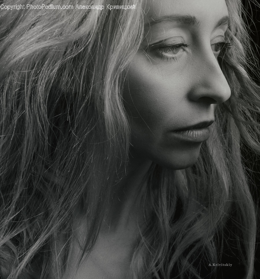 Face, Person, Human, Female, Portrait