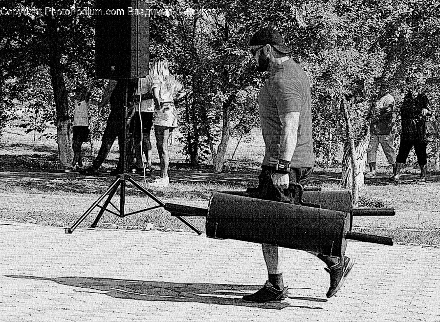 Person, Human, Tripod, Photography, Photo