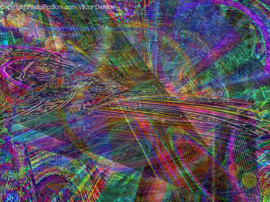 Ornament, Pattern, Fractal, Rug, Painting