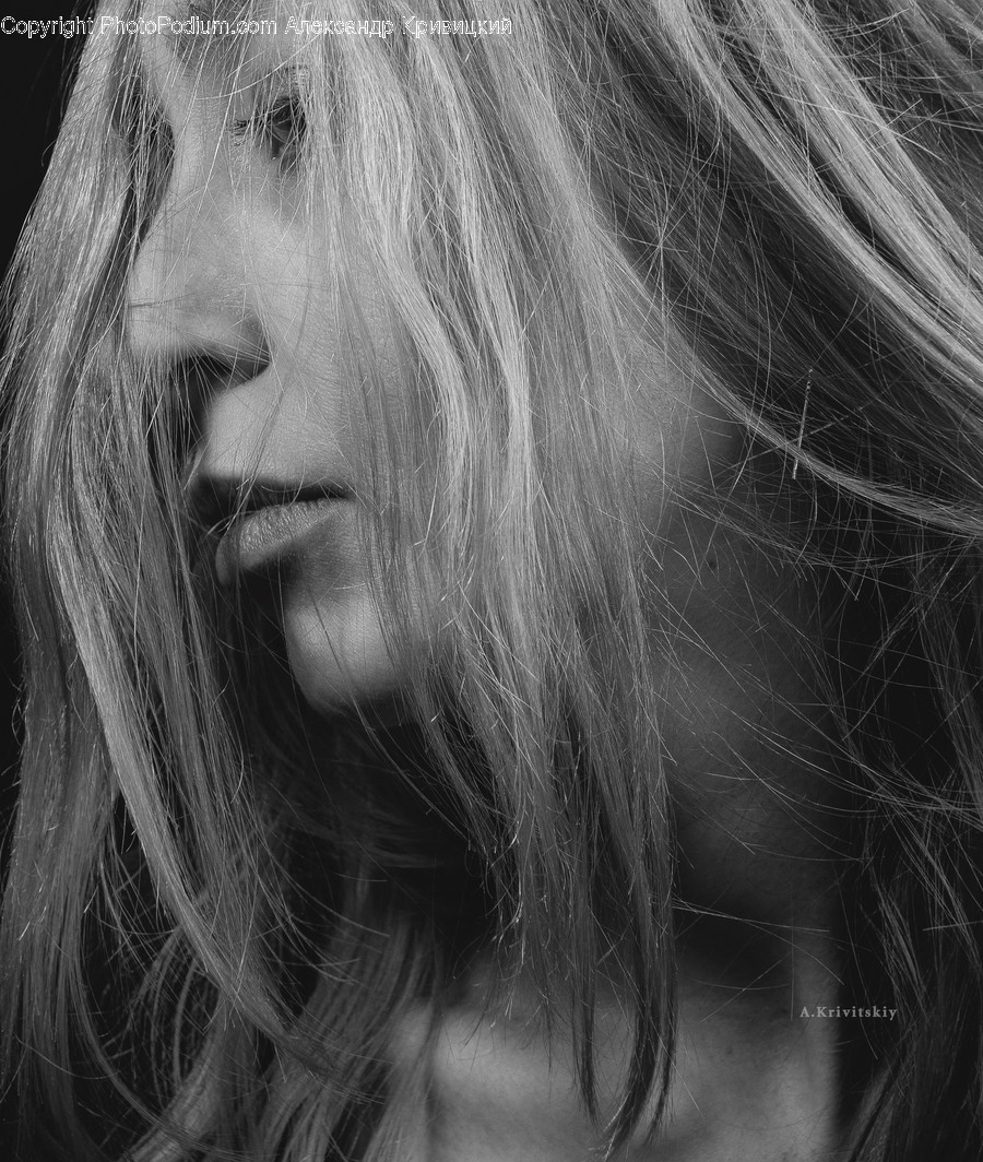 Face, Person, Human, Blonde, Kid