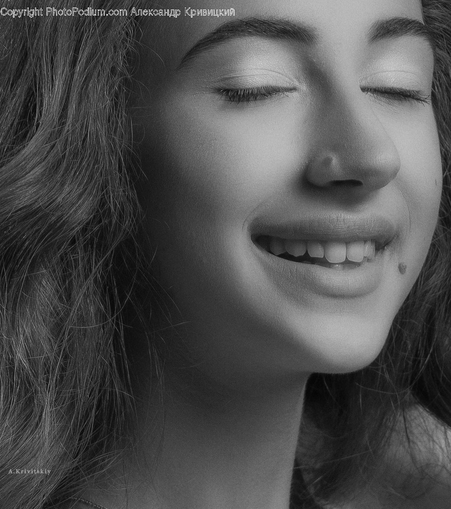 Face, Person, Human, Smile, Hair
