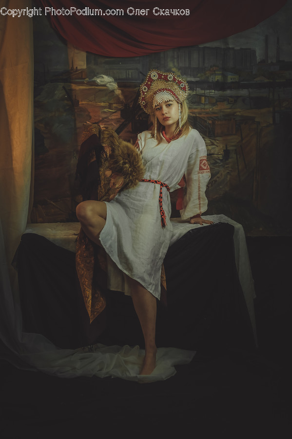 Painting, Art, Person, Human, Accessories