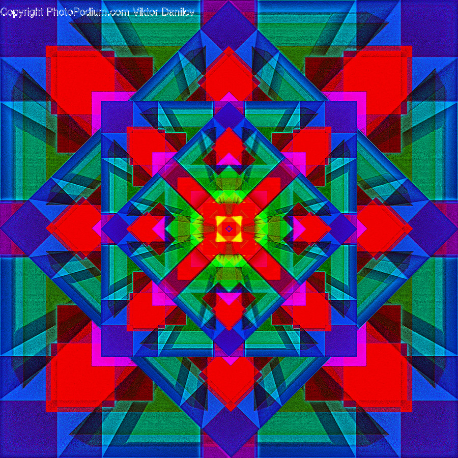 Rug, Pattern, Quilt, Art, Fractal