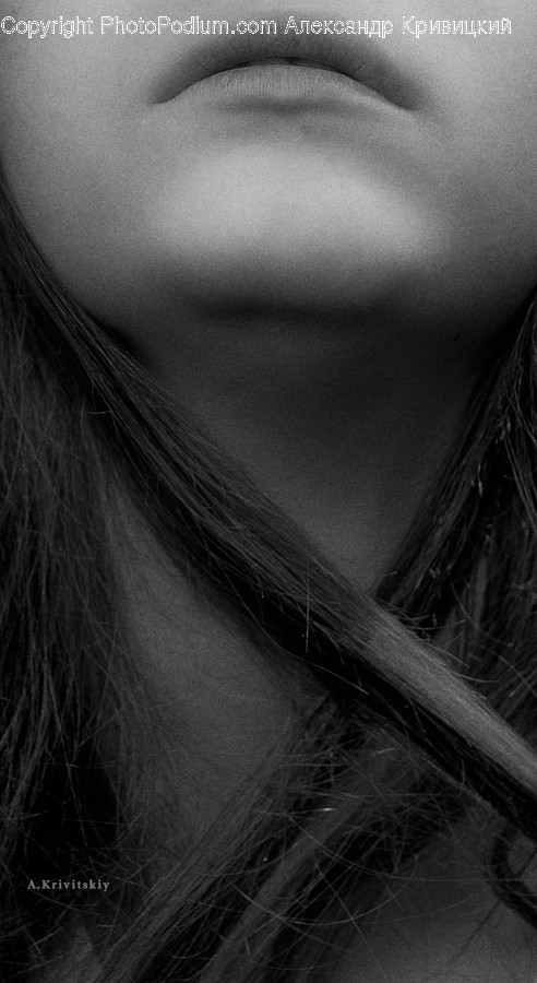 Neck, Person, Human, Face, Hair