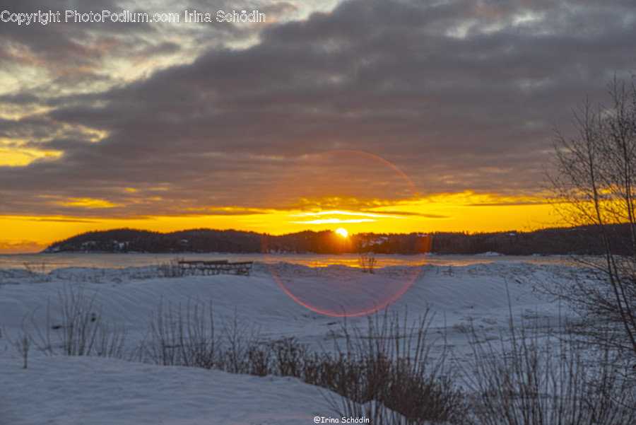 Nature, Outdoors, Sunlight, Sunset, Dawn
