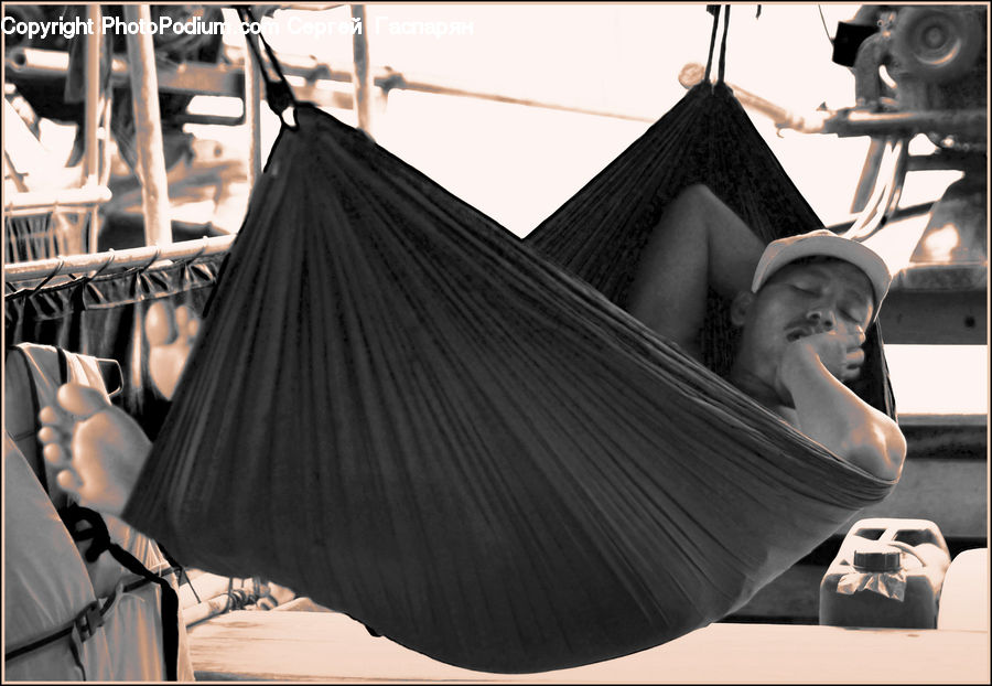 Furniture, Hammock, Person, Portrait, Selfie, Head, Female