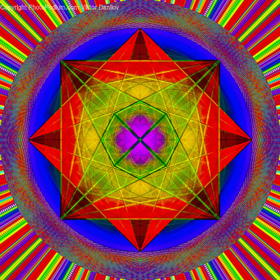 Ornament, Pattern, Fractal, Rug
