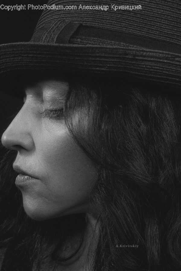 Clothing, Apparel, Hat, Face, Person