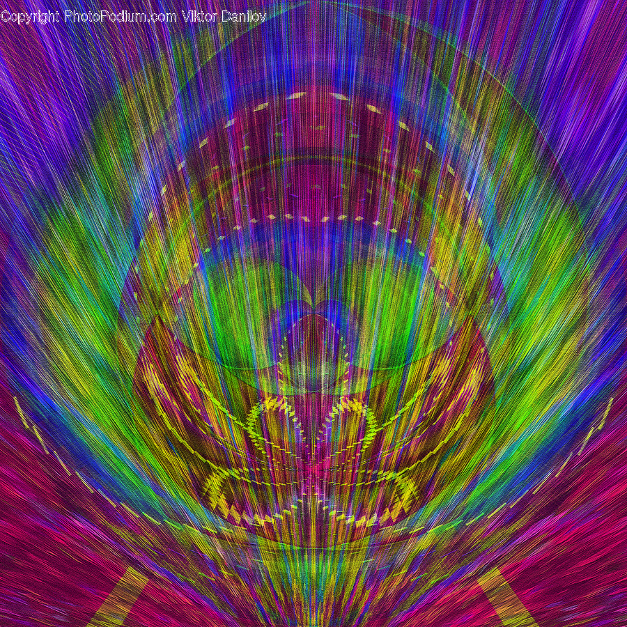 Ornament, Pattern, Fractal, Dye