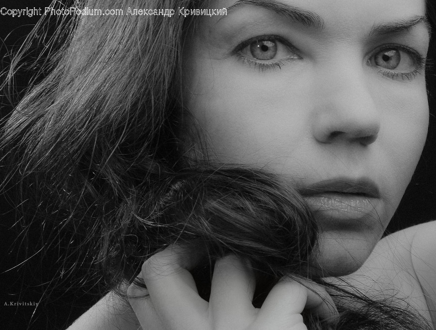 Face, Person, Human, Finger, Portrait