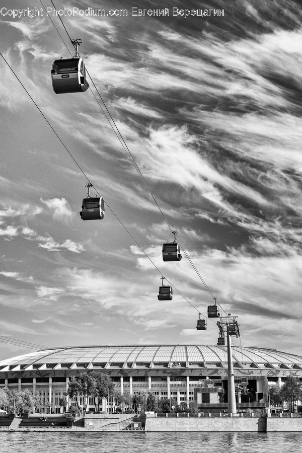 Cable Car, Vehicle, Transportation, Person, Human