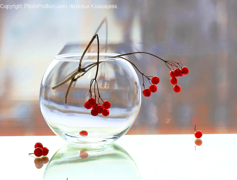 Plant, Fruit, Food, Cherry, Glass