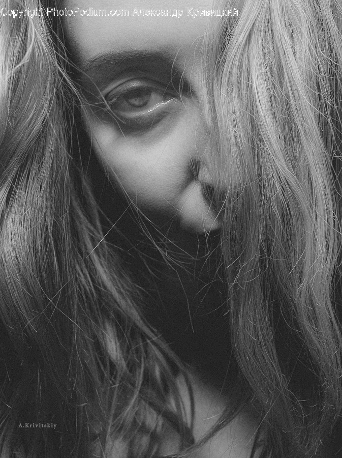 Face, Person, Human, Hair, Female