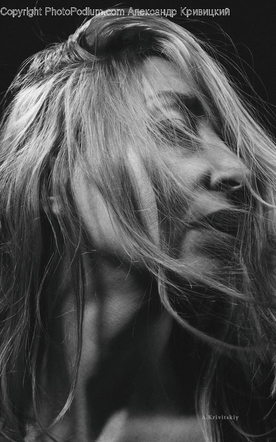 Face, Person, Human, Female, Hair