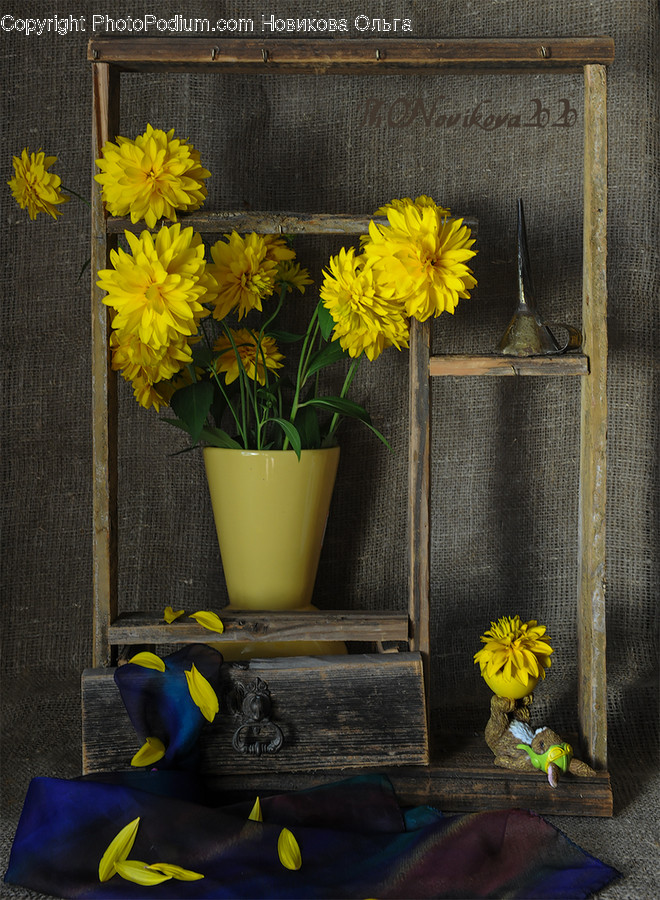 Plant, Flower, Blossom, Painting, Art