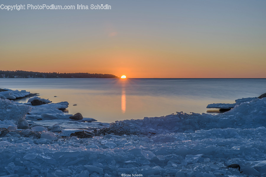 Nature, Outdoors, Ice, Sky, Bird