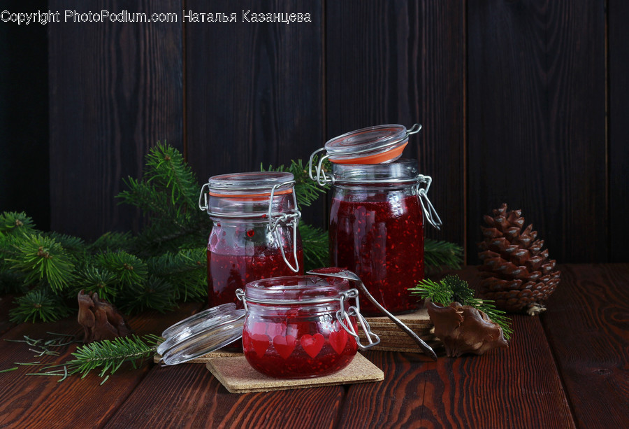 Jar, Plant, Food, Jam, Cat