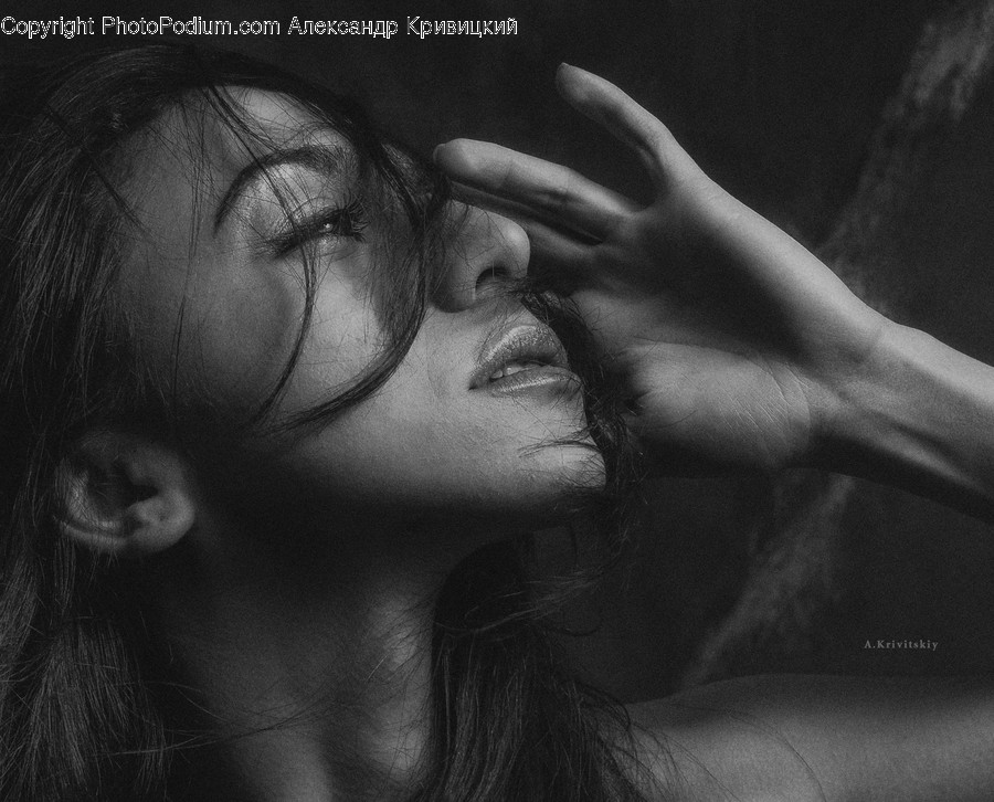 Face, Person, Human, Finger, Head