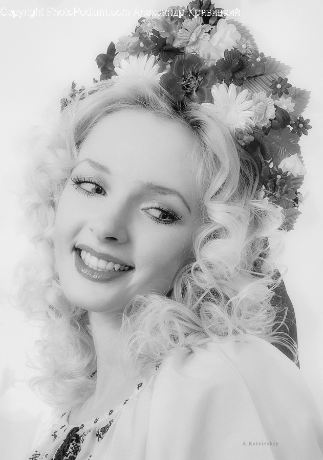 Face, Person, Human, Female, Smile