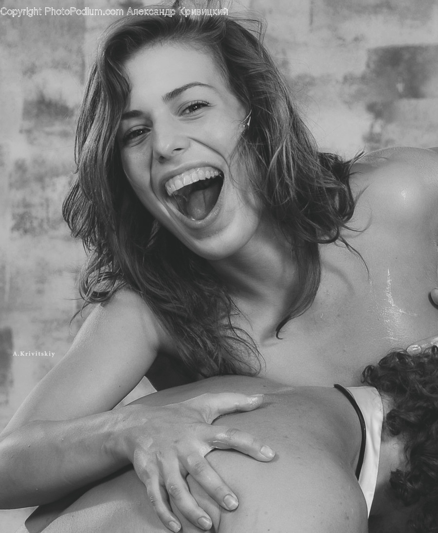Face, Person, Human, Laughing, Female
