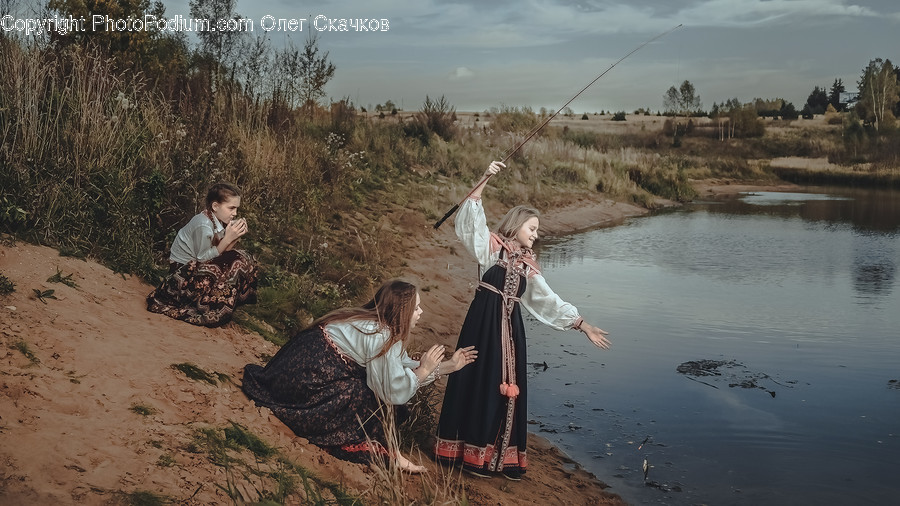 Outdoors, Water, Person, Human, Fishing