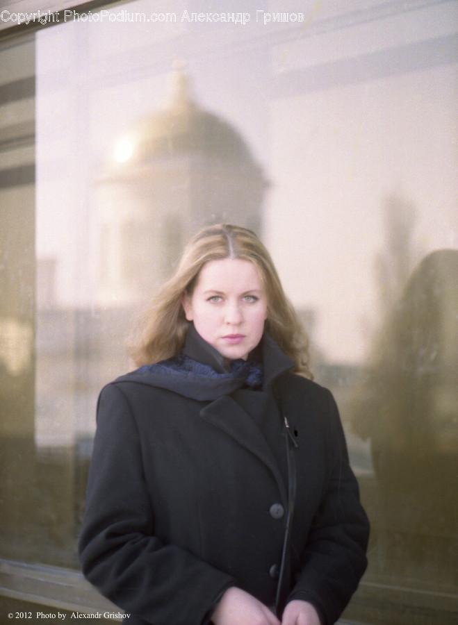 Clothing, Apparel, Overcoat, Coat, Person
